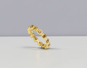 Todd Reed ring with Autumn diamonds™ (~1.11ct) and 18k yellow gold